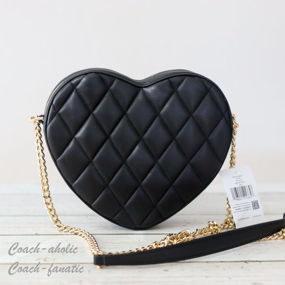 NWT Kate Spade Valentine Love Shack Quilted Heart Crossbody  NWT Kate Spade Valentine Love Shack Quilted Heart Crossbody in Black